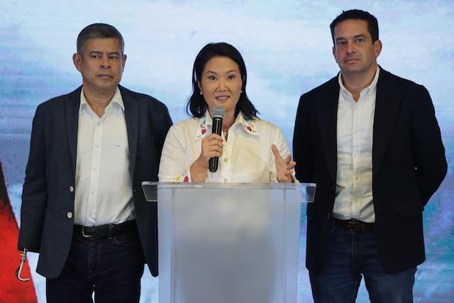 Keiko Fujimori se pronuncia tras conteo rápido y promete respetar la voluntad popular (Fotos: Hugo Pérez/GEC)