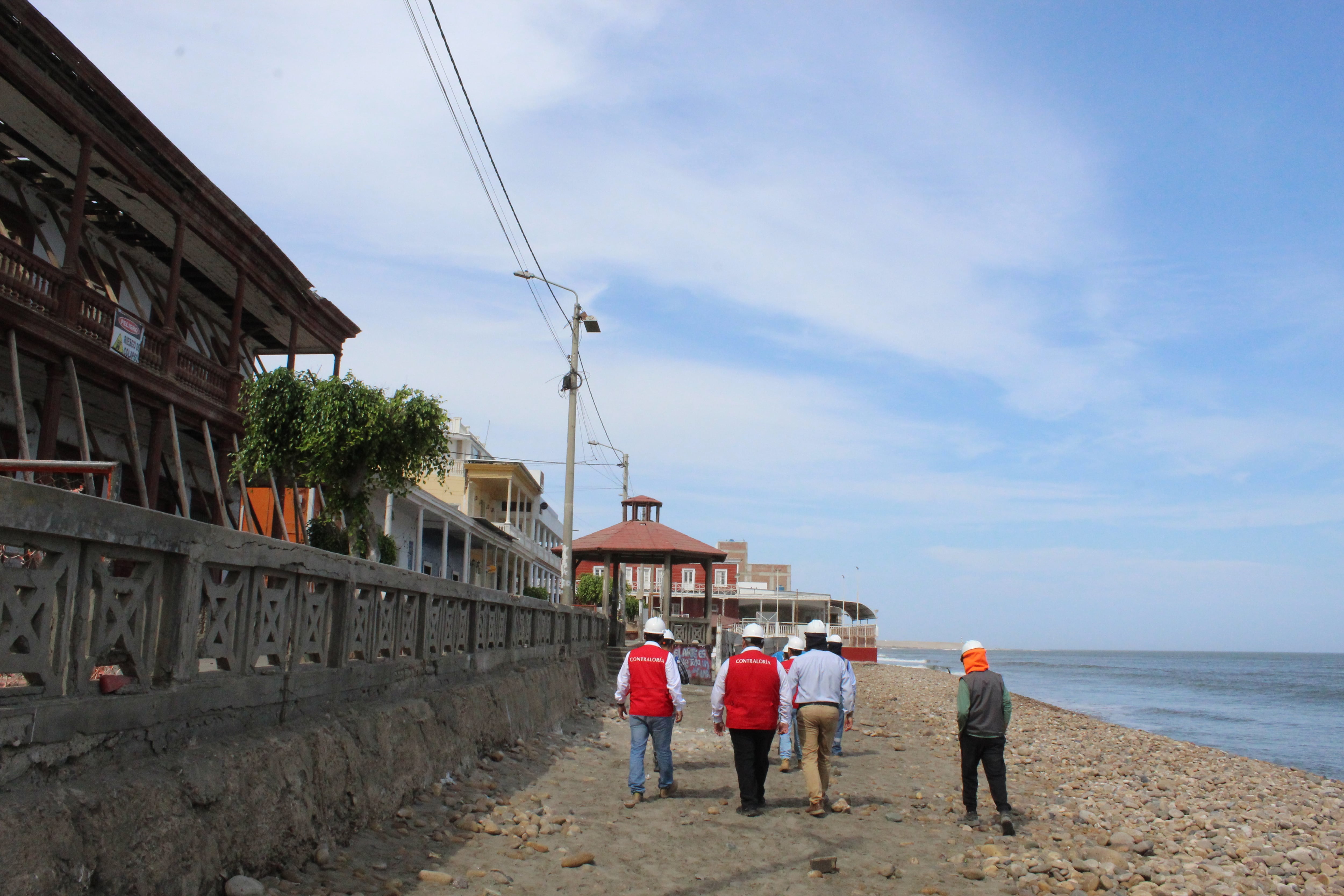 Inspeccionaron trabajos en Pacasmayo.
