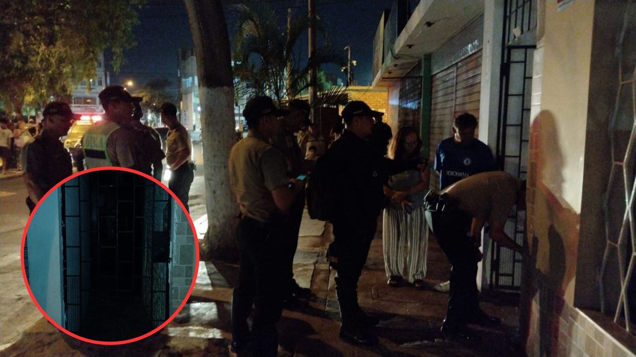 Delincuentes llegaron y arrojaron tres aparatos explosivos causando destrozos en un inmueble de la urbanización La Noria.