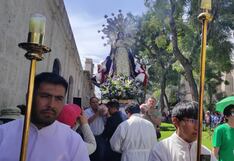 Procesión de la imagen de Virgen de Chapi en Cercado de Arequipa (VIDEO)