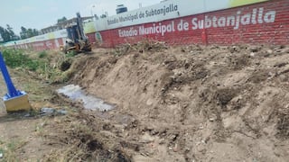 Ica: Buenos Aires sin agua tras rotura de tubería matriz cerca del estadio José Carlos Mariátegui
