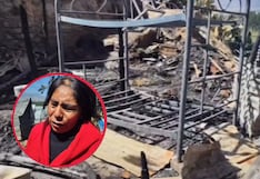 Huancayo: Incendio deja en la calle a madre y sus dos hijos