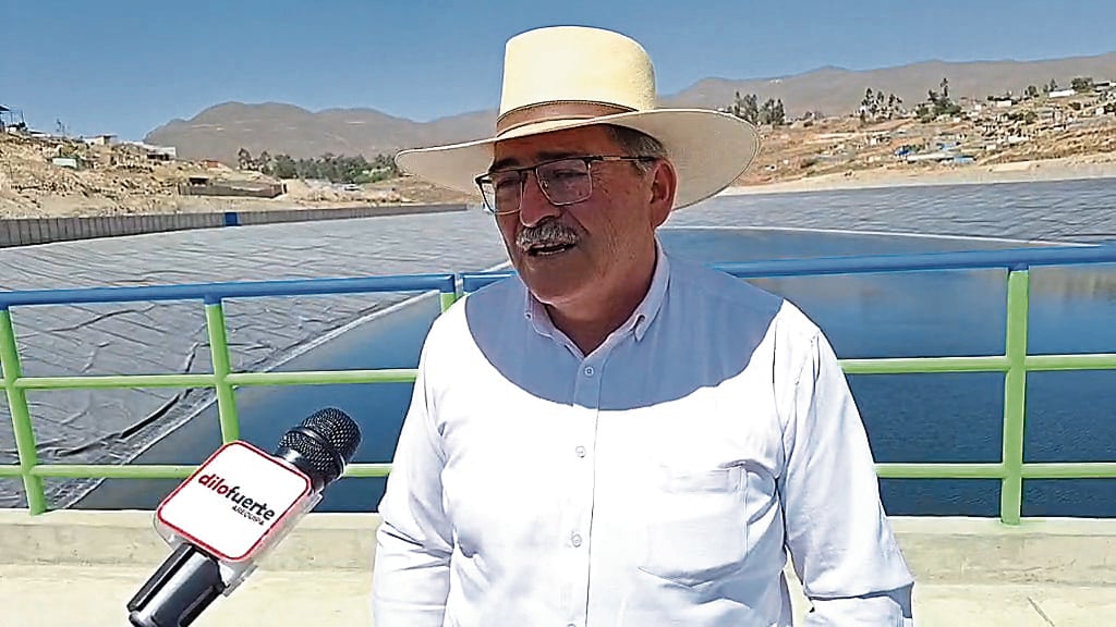 Presidente de la Junta de Usuarios del Chili No Regulado, Willy del Carpio, espera atención de autoridades. Foto: GEC.
