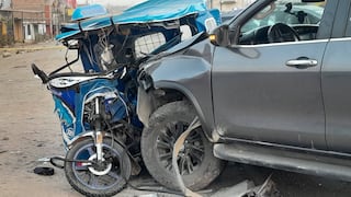Trujillo: Una persona falleció tras el choque entre mototaxi y camioneta en Moche