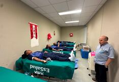 Personal militar y policial dona sangre en Pisco como acto de patriotismo en Fiestas Patrias