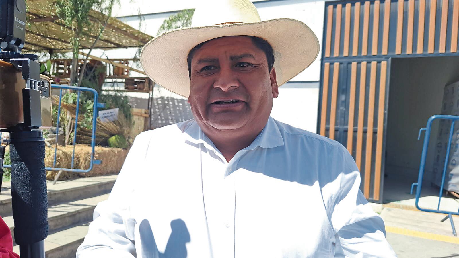 Alcalde pide la construcción de un centro de salud en Pocsi. FOTO: Graciela Fernandez