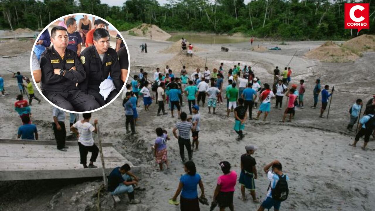 Caso Wampís: PJ ordena siete días de detención preliminar contra tres policías por presunta minería ilegal