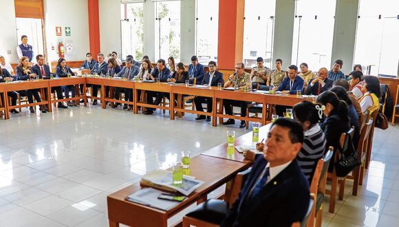 La reunión se realizó en la sede del Gobierno Regional. Foto: difusión.