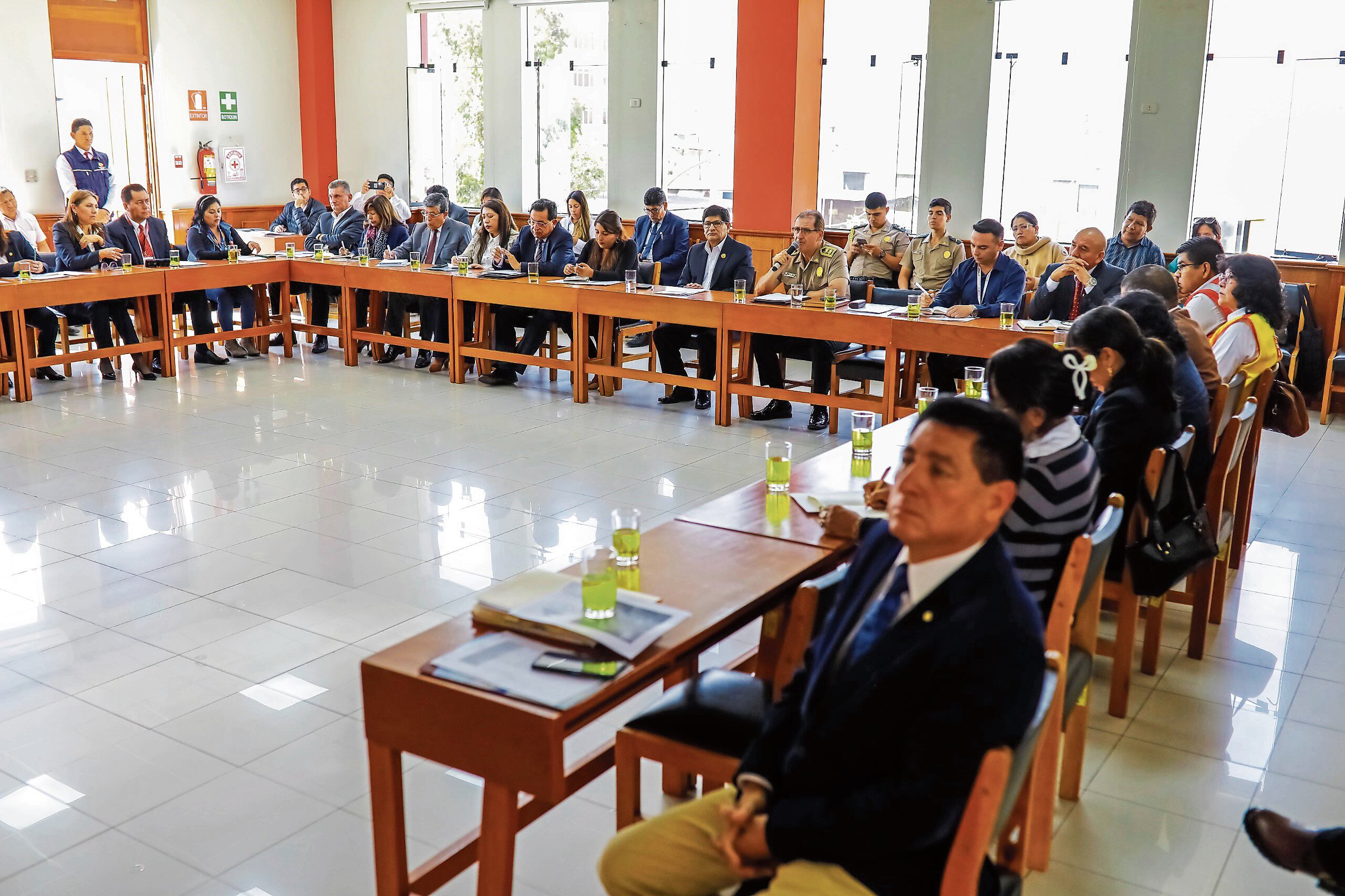 La reunión se realizó en la sede del Gobierno Regional. Foto: difusión.