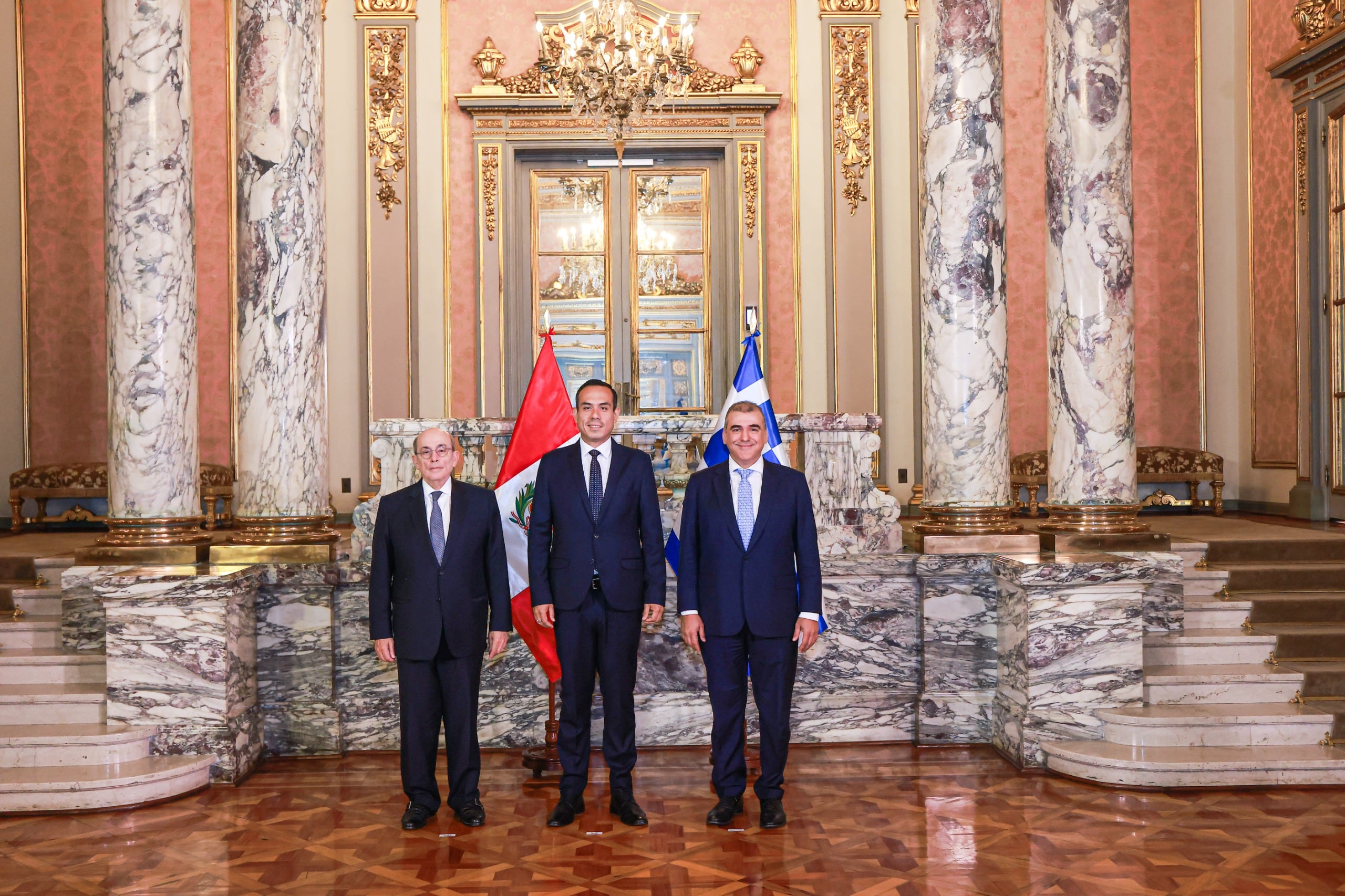 La ceremonia oficial se desarrolló en Palacio de Gobierno con la participación de la Cancillería. FOTO: PRESIDENCIA