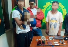 Chincha: atrapan a cuatro sujetos en posesión de pasta básica y marihuana