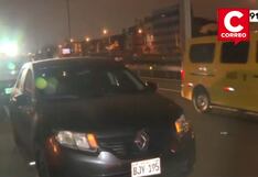 Surco: Conductor de auto desde donde se lanzó cadáver de joven murió tras tirarse de puente peatonal