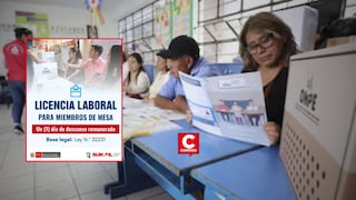 Elecciones 2026: ¿Qué pasa si no te dan el día libre en tu trabajo tras ser miembro de mesa?