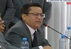 Vásquez durante su intervención en TV Perú