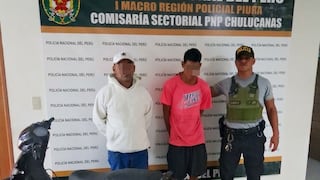 Piura: Policía detiene a “Los selectos del Valle” y recuperan motocicleta