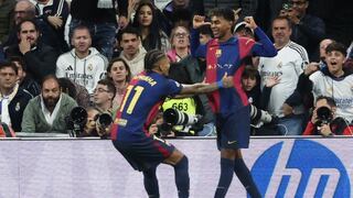 Lewandowski, Lamine y Raphinha sellaron la goleada del Barcelona (4-0) al Real Madrid