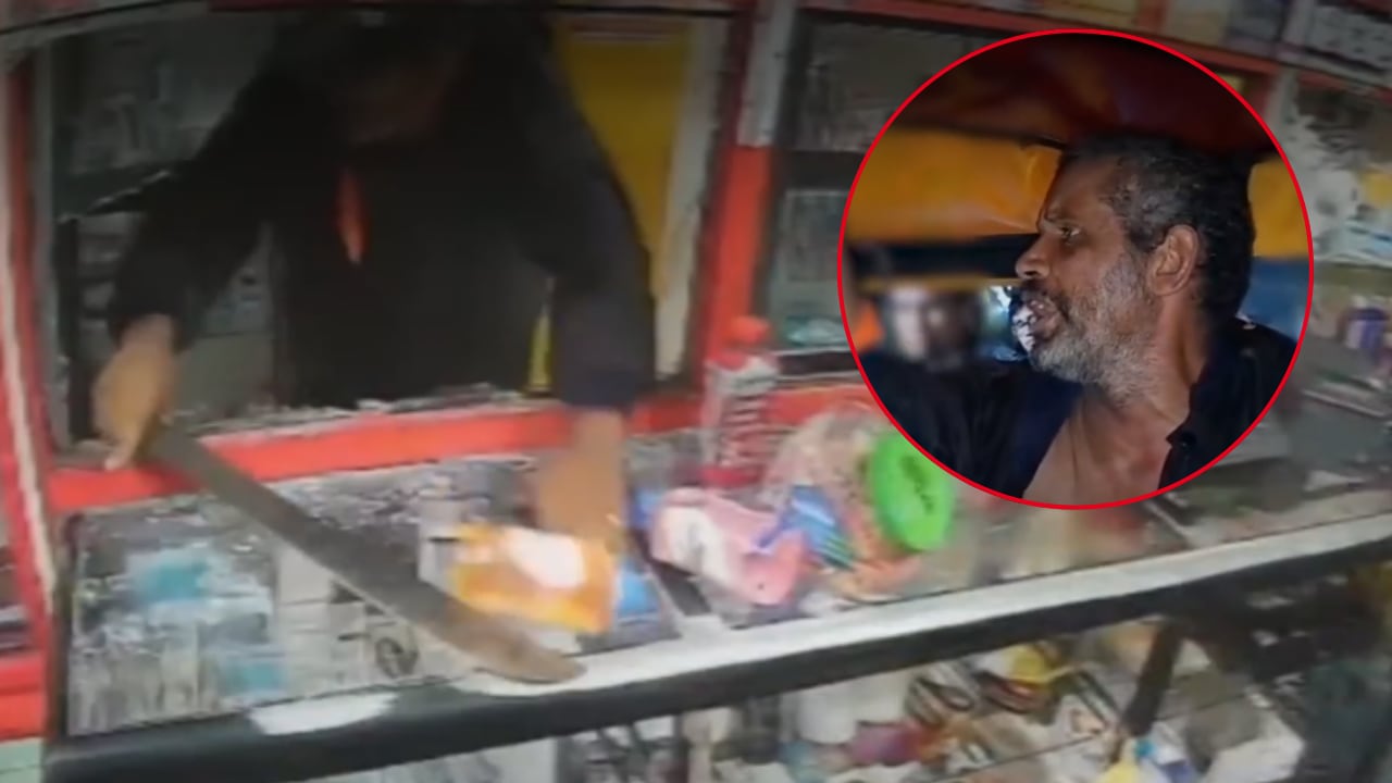 El intento de asalto ocurrió cerca de las 10 p. m. y generó la reacción de vecinos, quienes intervinieron para detener al agresor antes de la llegada de la Policía. (Imágenes de América Noticias)