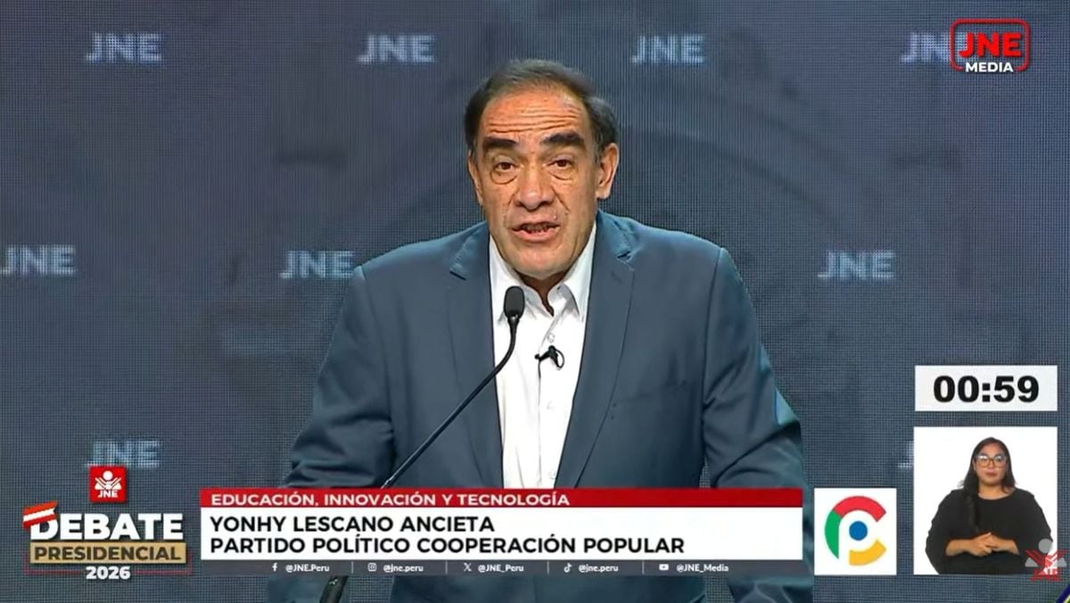 Yonhy Lescano asegura que su voto hacia Roberto Sánchez será "un voto vigilante". Foto: Captura JNE.
