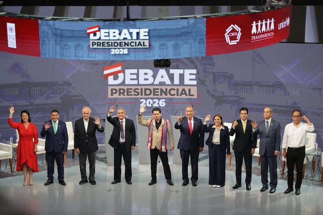 El lado B del quinto día de debate presidencial 2026 (Fotos: GEC)
