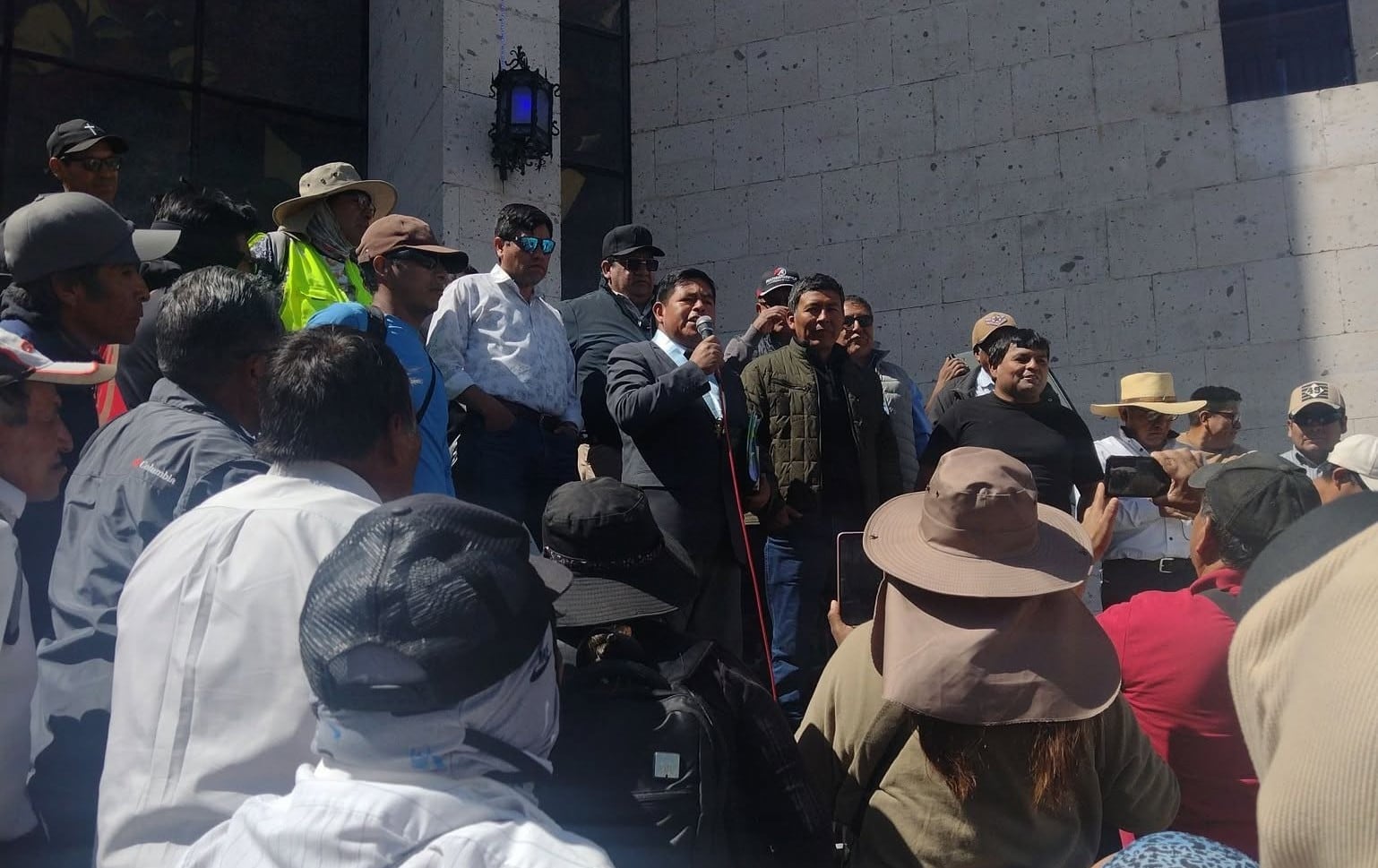 Liberan a dirigentes de Construcción Civil acusados por presunta extorsión. Foto: Construcción Civil de Arequipa.