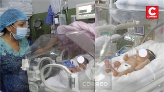 Nacen trillizas a las 35 semanas de gestación en el hospital de Huancayo y una lucha por su vida (VIDEO)