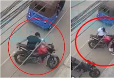Banda organizada roba motocicleta frente en Ica: cámaras captan el delito