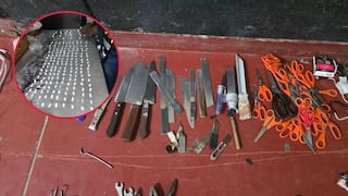 Negocio de drogas en penal de Socabaya: incautan envoltorios y “armas blancas”