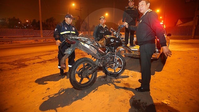 Huachipa: motociclista muere en la autopista Ramiro Prialé 