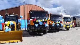 Cayarani adquiere maquinaria mediante obras por impuestos