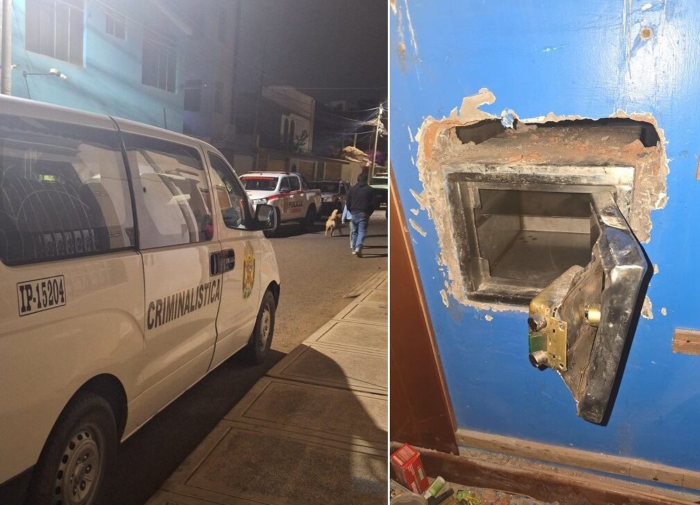 Robo se produjo en casa del pasaje Vásquez y los asaltantes forzaron una caja fuerte