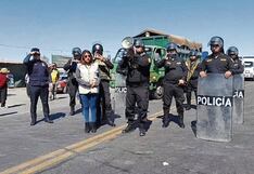 Policía Nacional del Perú liberará la carretera Panamericana Sur en Arequipa