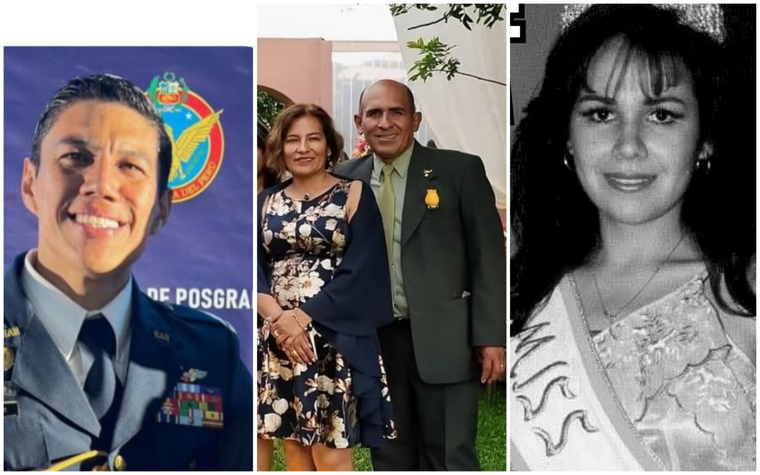 Familias que murieron en el accidente de la FAP