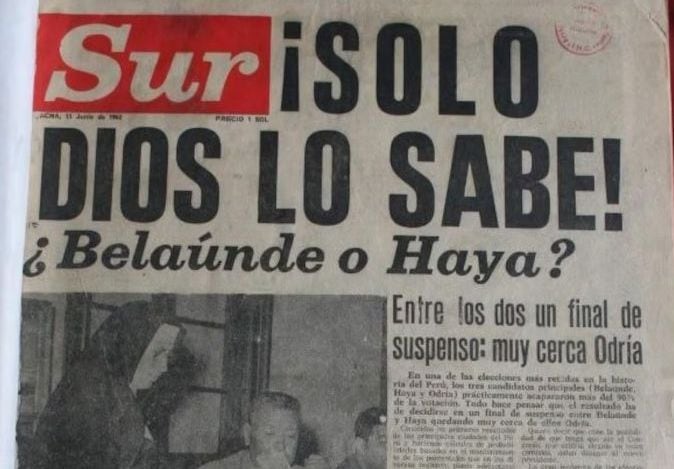 En sus inicios diario Correo Tacna llevó el nombre de “Sur”. (Foto: Archivo)