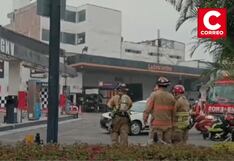 Bomberos controlan fuga de gas en grifo tras accidente en San Luis