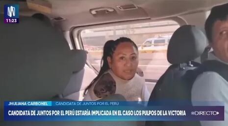 Candidata a diputada por Juntos por el Perú rechaza detención por caso de presunta red criminal en Gamarra