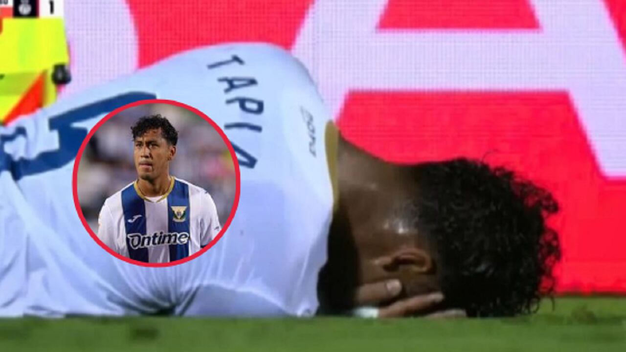 Leganés emitió un parte médico luego del golpe que sufrió Renato Tapia.