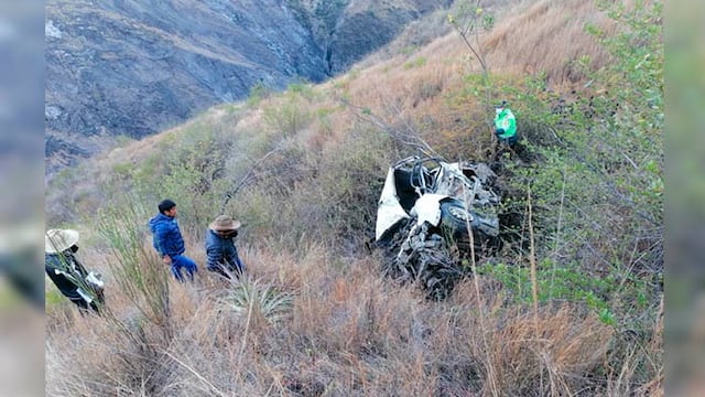 Auto cae a abismo y chófer muere atrapado en Ayacucho