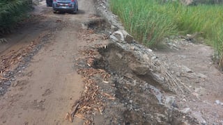 Chincha: caída de huaicos afecta vías de comunicación en la quebrada de Alto Larán 