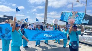 Piura: Enfermeras bloquean el puente Sánchez Cerro tras 11 días de huelga