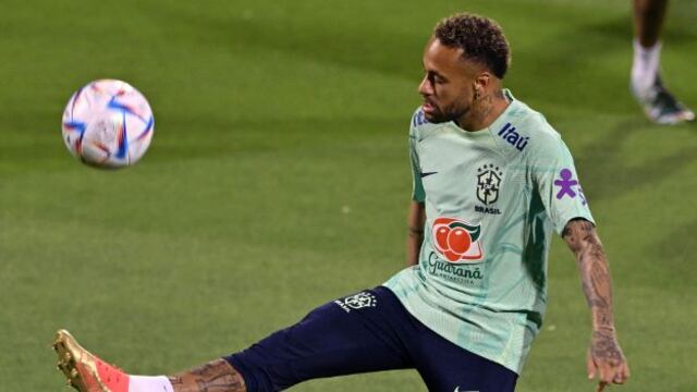 Neymar se ejercitó con pelota y reaparecería ante Corea del Sur (VIDEO)