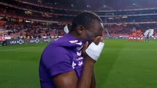 ​Liga de Portugal: Luis Advíncula rompe en llanto tras ser expulsado (VIDEO)