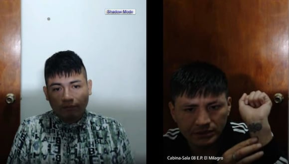 Anthony Erick Vásquez Ávalos y Cristhian Jayner Guevara Loya se encuentran recluidos en el penal El Milagro.
