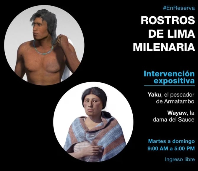Exposición 'Rostros de Lima Milenaria"
