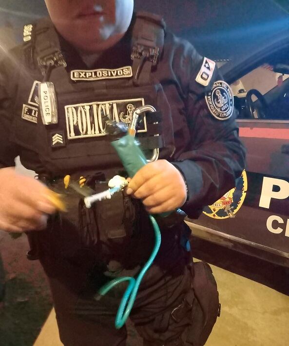 Según información policial, se trataría de un nuevo caso de extorsión. La explosición causó alarma entre los vecinos.