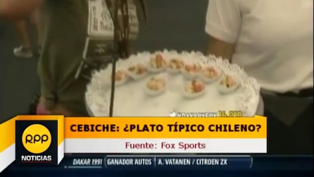 ​Dakar 2015: Conductora de Fox Sports señala que el cebiche es un plato típico chileno