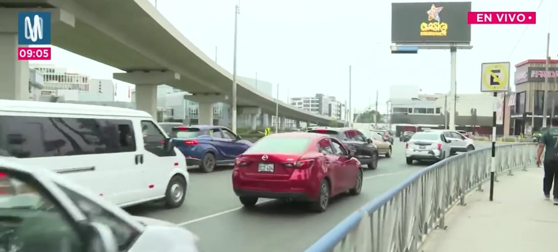 La Municipalidad de Lima ajustó el cronograma de restricciones vehiculares y estableció nuevas fechas para la marcha blanca y el cierre total de la vía. FOTO: CAPTURA CANAL N.