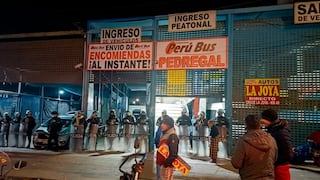 Clausuran terminal informal en José Luis Bustamante y Rivero de Arequipa
