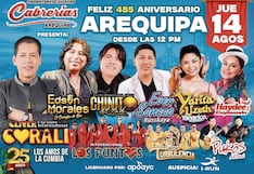 Aniversario de Arequipa: Conjunto de estrellas para el 14 de agosto