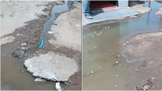 Ica: vecinos denuncian colapso de desagüe por días en el distrito de Santiago