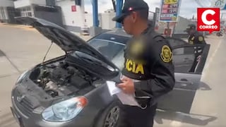 Intervienen a sujeto con vehículo robado y placas adulteradas en Chupaca